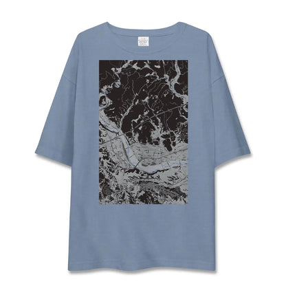 【島田（静岡県）】地図柄ビッグシルエットTシャツ