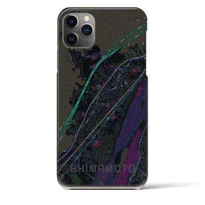 【島本（大阪府）】地図柄iPhoneケース（バックカバータイプ）