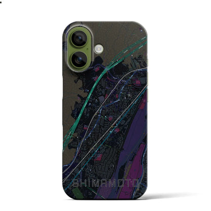 【島本（大阪府）】地図柄iPhoneケース（バックカバータイプ）