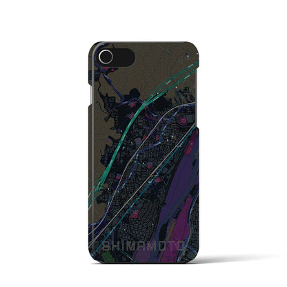 【島本（大阪府）】地図柄iPhoneケース（バックカバータイプ）