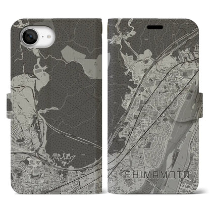 【島本（大阪府）】地図柄iPhoneケース（手帳タイプ）