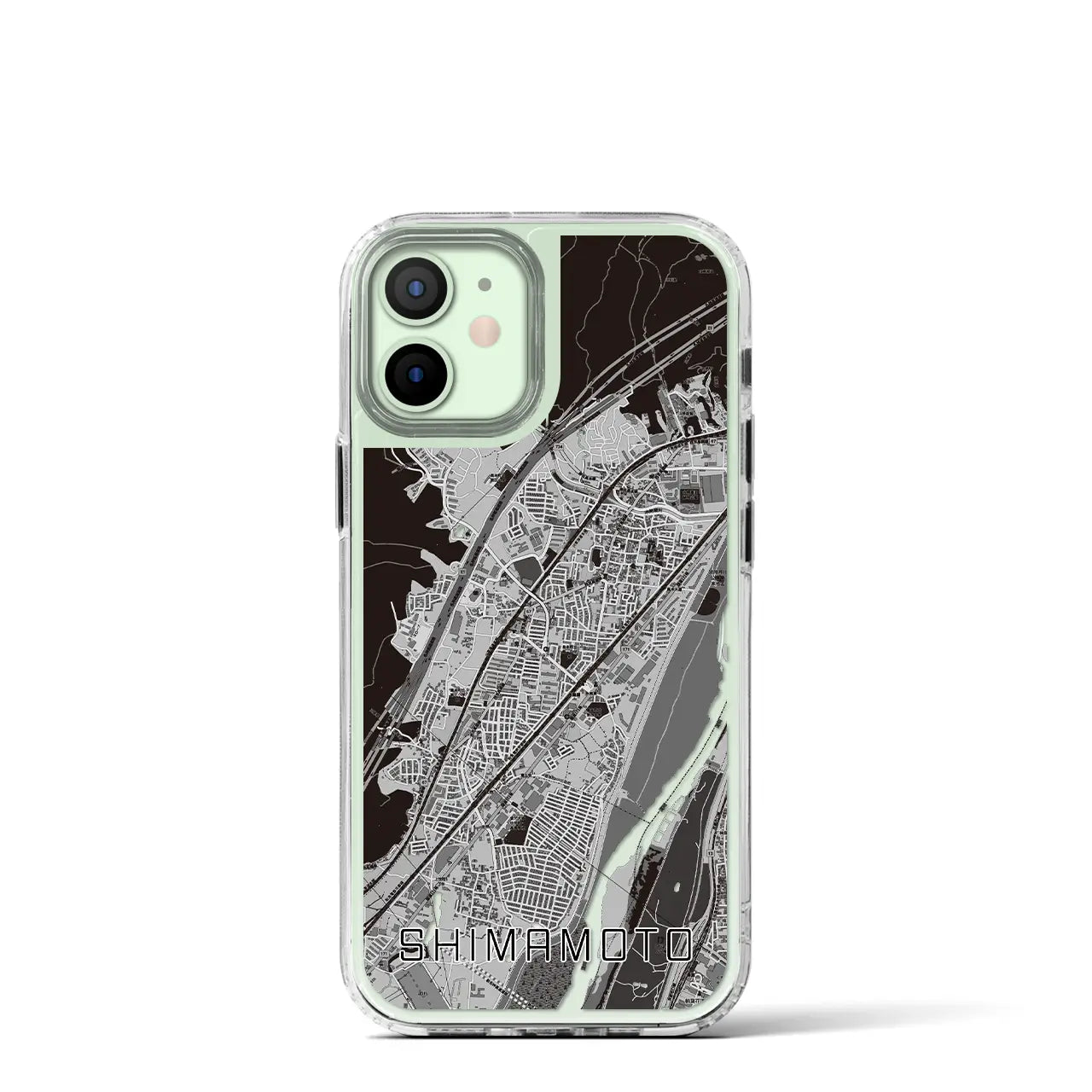 【島本（大阪府）】地図柄iPhoneケース（MagSafeタイプ）