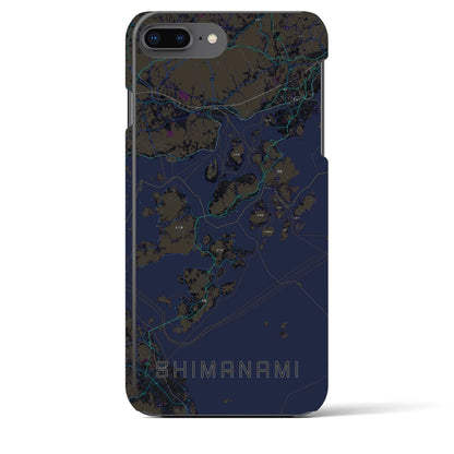 【しまなみ2（広島県）】地図柄iPhoneケース（バックカバータイプ）