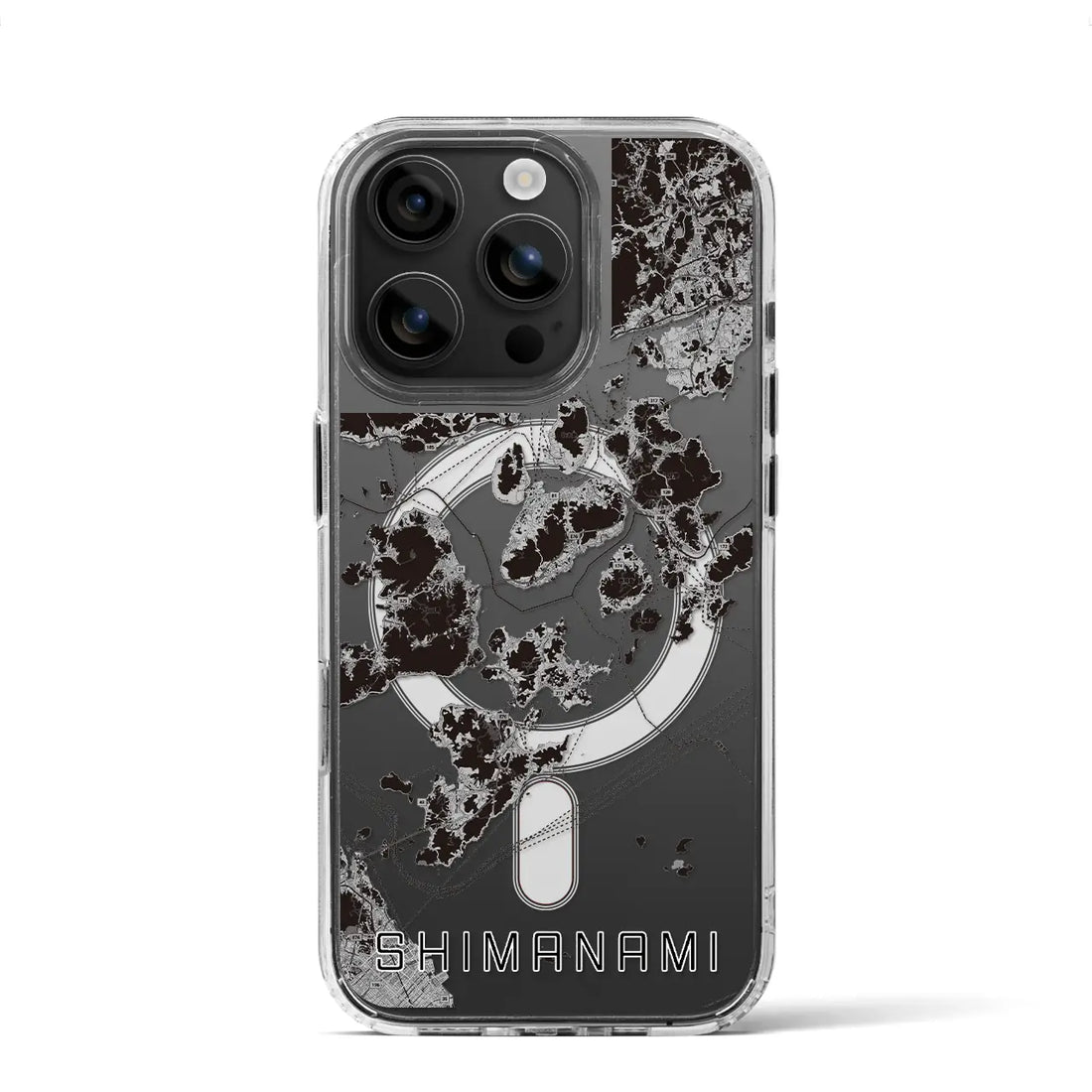 【しまなみ2(広島県)】地図柄iPhoneケース(MagSafeタイプ)