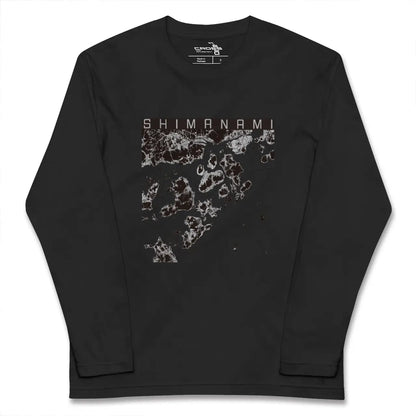 【しまなみ2（広島県）】地図柄ロングスリーブTシャツ