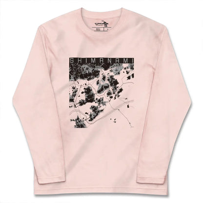 【しまなみ2（広島県）】地図柄ロングスリーブTシャツ