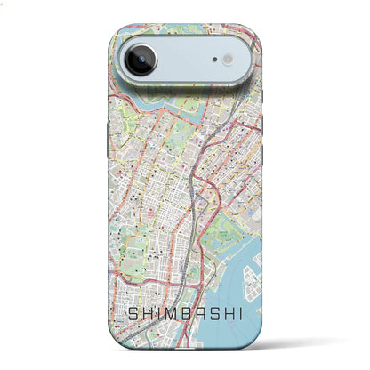 【新橋（東京都）】地図柄iPhoneケース（バックカバータイプ）