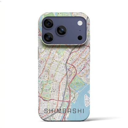 【新橋（東京都）】地図柄iPhoneケース（バックカバータイプ）