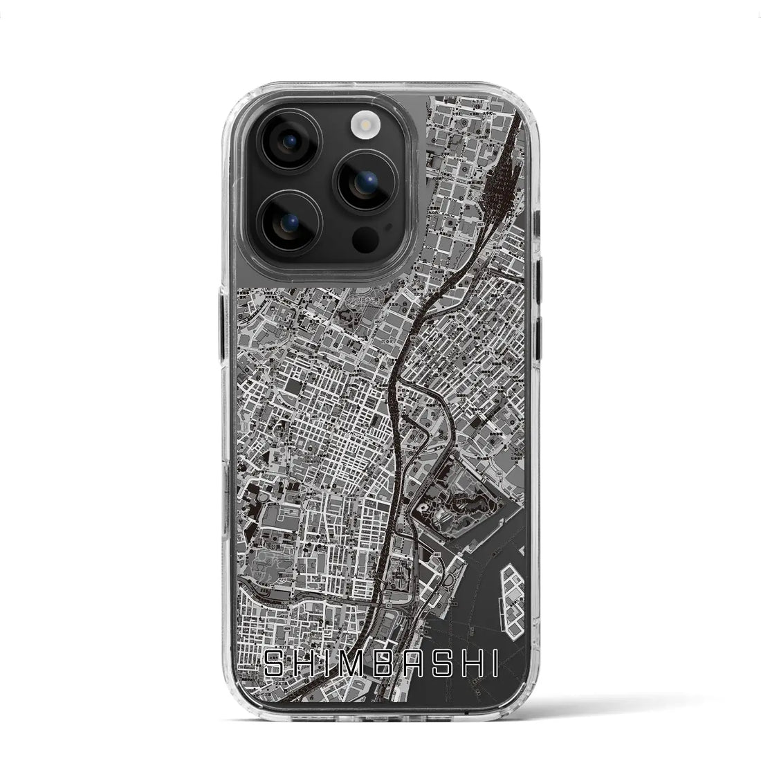 【新橋（東京都）】地図柄iPhoneケース（MagSafeタイプ）