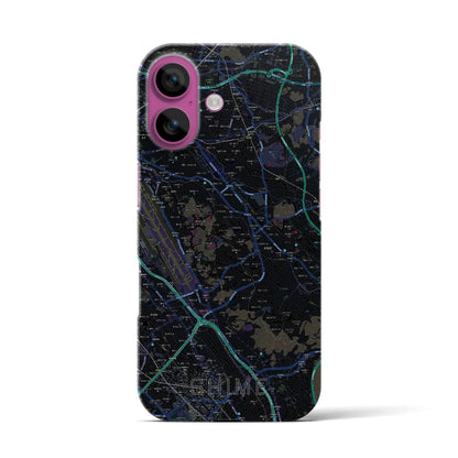 【志免（福岡県）】地図柄iPhoneケース（バックカバータイプ）