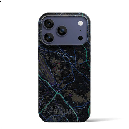 【志免（福岡県）】地図柄iPhoneケース（バックカバータイプ）