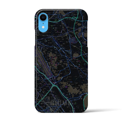 【志免（福岡県）】地図柄iPhoneケース（バックカバータイプ）