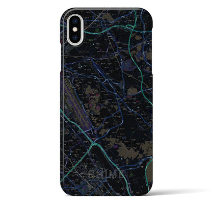 【志免（福岡県）】地図柄iPhoneケース（バックカバータイプ）