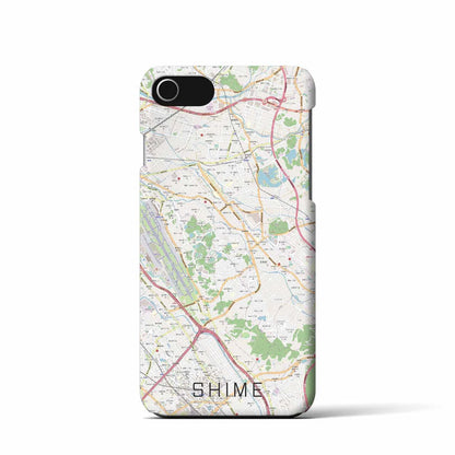 【志免（福岡県）】地図柄iPhoneケース（バックカバータイプ）