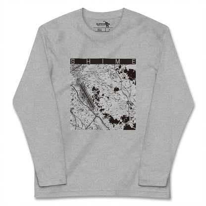 【志免（福岡県）】地図柄ロングスリーブTシャツ