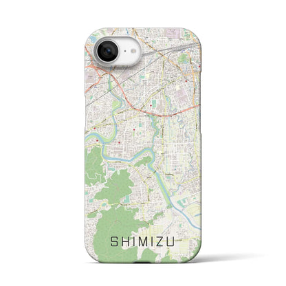 【清水（静岡県清水町）】地図柄iPhoneケース（バックカバータイプ）