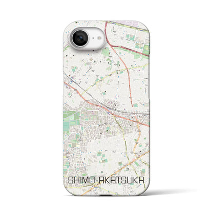 【下赤塚（東京都）】地図柄iPhoneケース（バックカバータイプ）