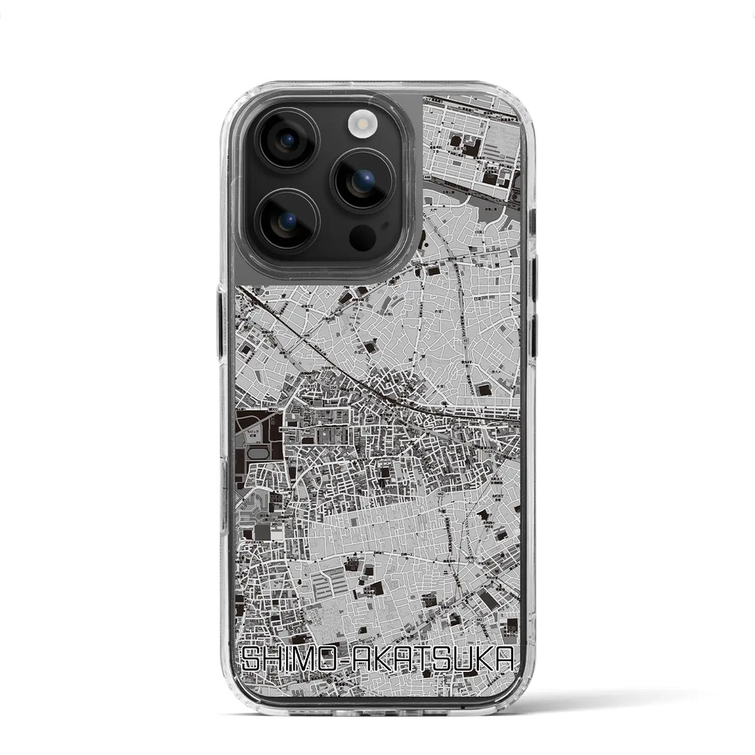 【下赤塚（東京都）】地図柄iPhoneケース（MagSafeタイプ）