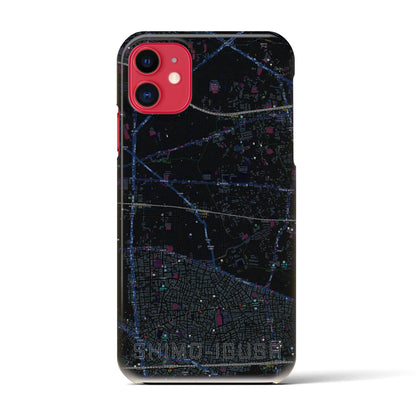 【下井草（東京都）】地図柄iPhoneケース（バックカバータイプ）