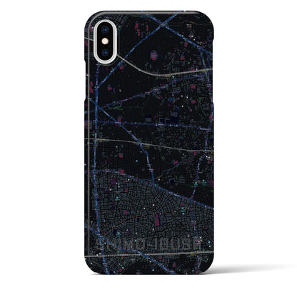 【下井草（東京都）】地図柄iPhoneケース（バックカバータイプ）