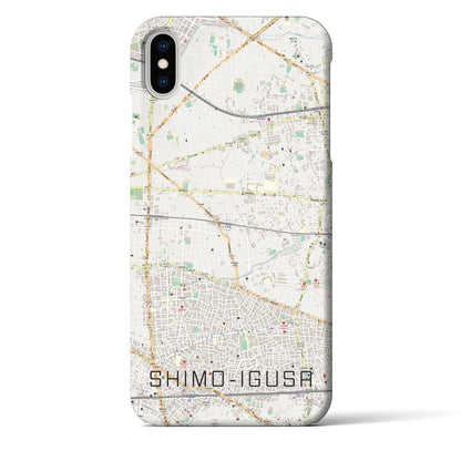 【下井草（東京都）】地図柄iPhoneケース（バックカバータイプ）