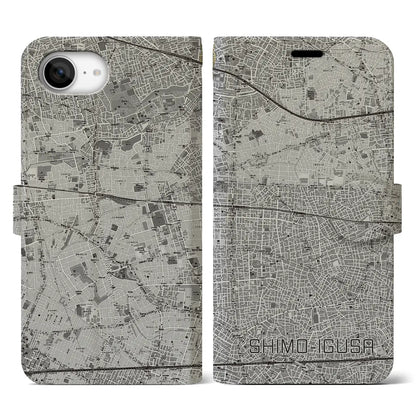 【下井草（東京都）】地図柄iPhoneケース（手帳タイプ）