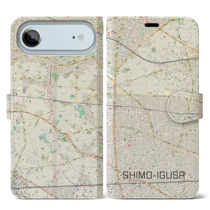 【下井草（東京都）】地図柄iPhoneケース（手帳タイプ）