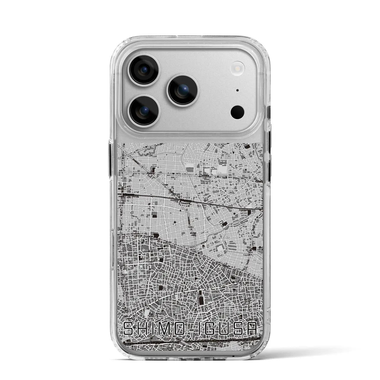 【下井草（東京都）】地図柄iPhoneケース（MagSafeタイプ）