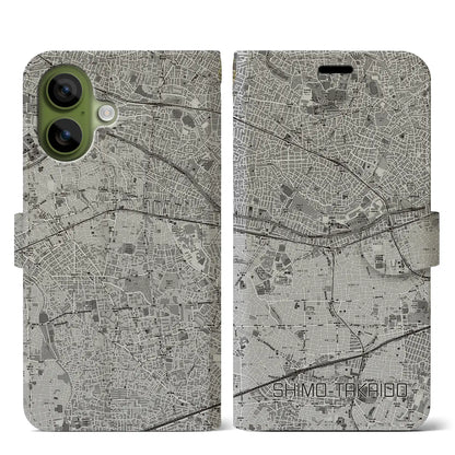 【下高井戸（東京都）】地図柄iPhoneケース（手帳タイプ）