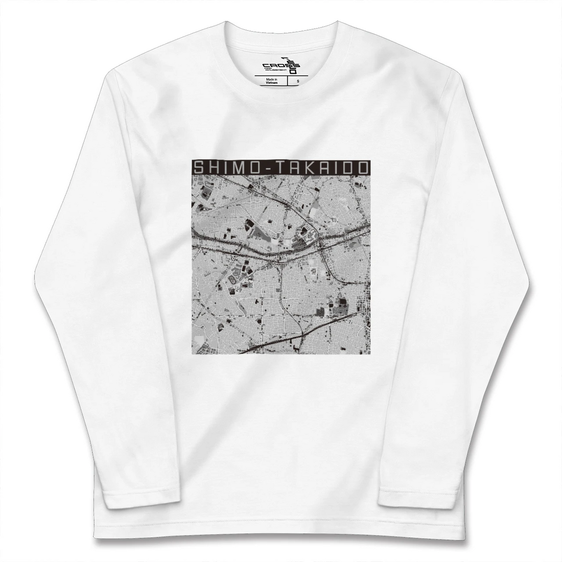 【下高井戸(東京都)】地図柄ロングスリーブTシャツ