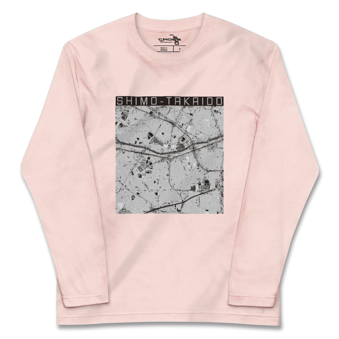 【下高井戸（東京都）】地図柄ロングスリーブTシャツ