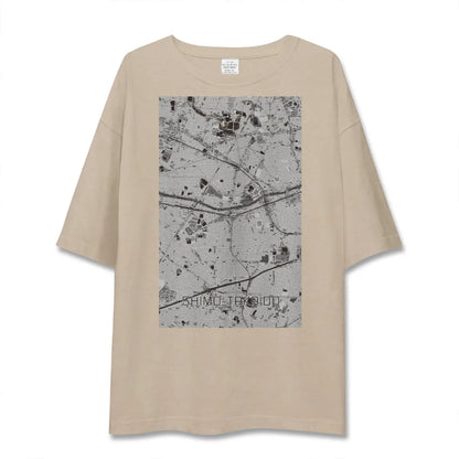 【下高井戸（東京都）】地図柄ビッグシルエットTシャツ