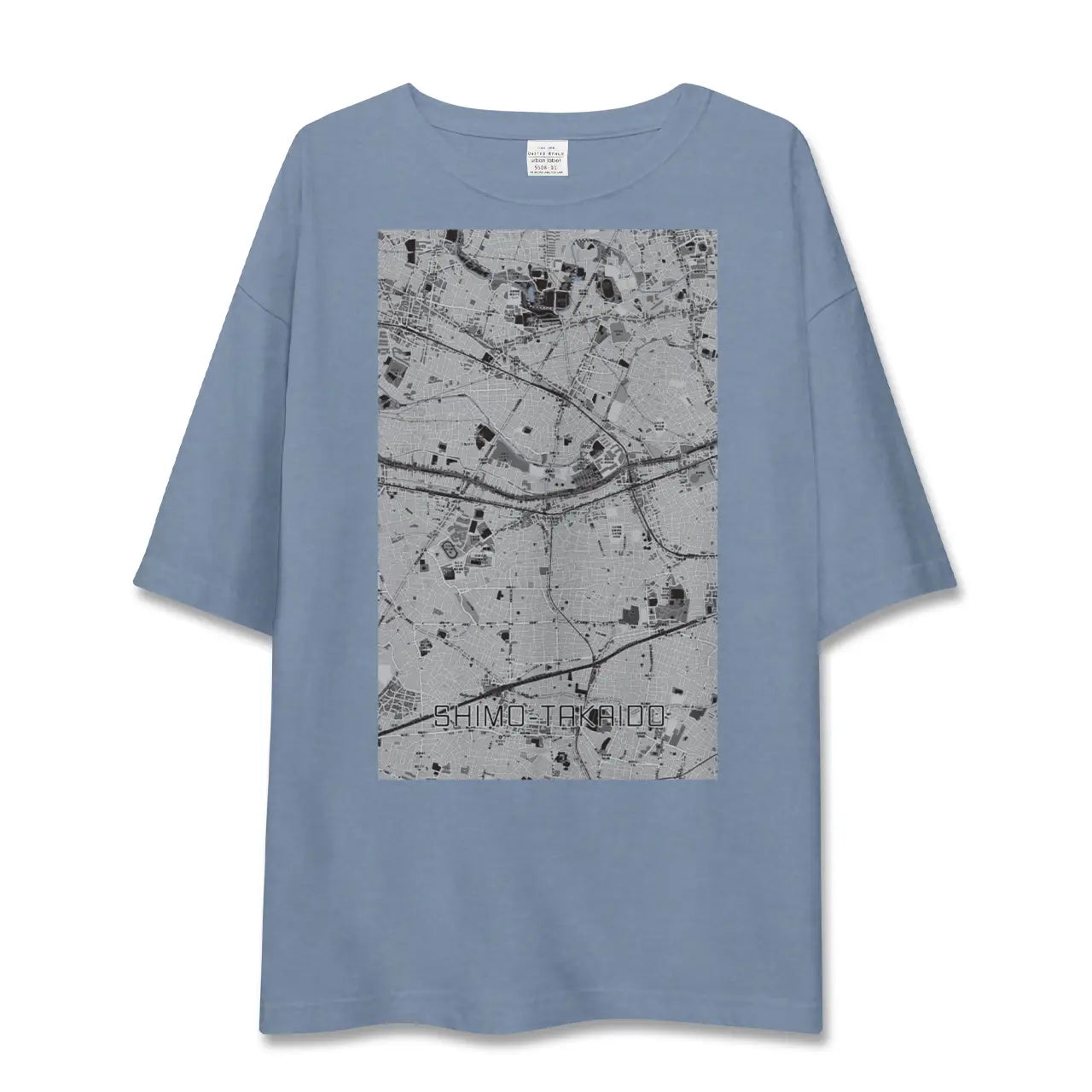【下高井戸（東京都）】地図柄ビッグシルエットTシャツ