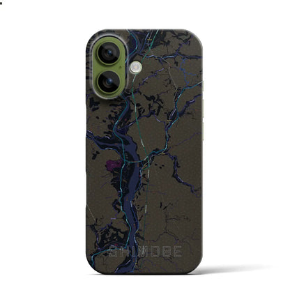 【下部（山梨県）】地図柄iPhoneケース（バックカバータイプ）