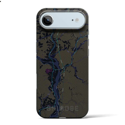 【下部（山梨県）】地図柄iPhoneケース（バックカバータイプ）