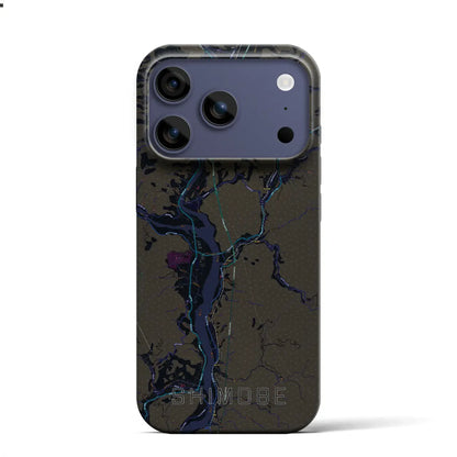 【下部（山梨県）】地図柄iPhoneケース（バックカバータイプ）