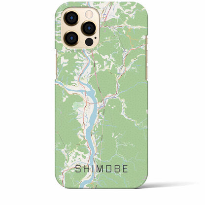 【下部（山梨県）】地図柄iPhoneケース（バックカバータイプ）