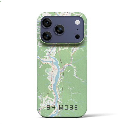 【下部（山梨県）】地図柄iPhoneケース（バックカバータイプ）