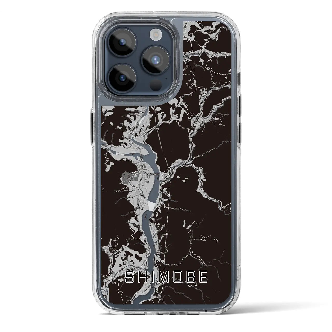 【下部（山梨県）】地図柄iPhoneケース（MagSafeタイプ）