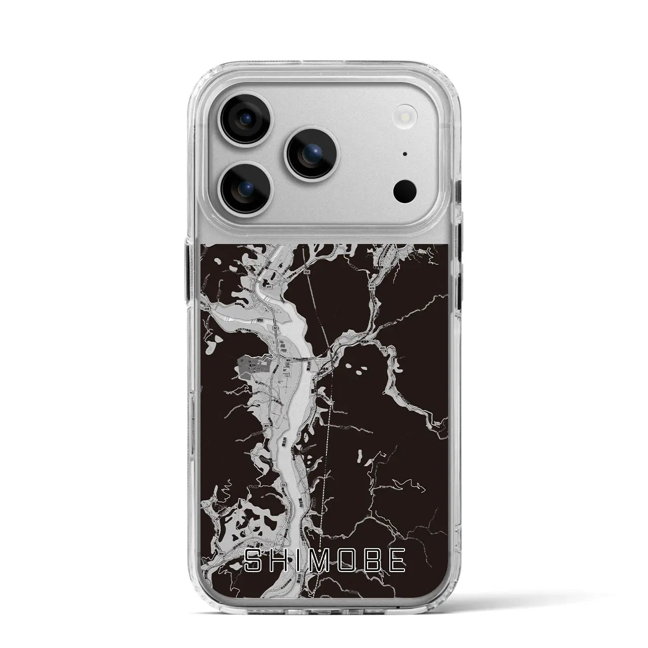 【下部（山梨県）】地図柄iPhoneケース（MagSafeタイプ）