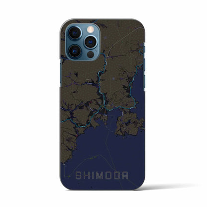 【下田（静岡県）】地図柄iPhoneケース（バックカバータイプ）