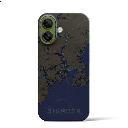 【下田（静岡県）】地図柄iPhoneケース（バックカバータイプ）