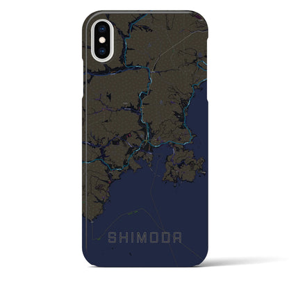 【下田（静岡県）】地図柄iPhoneケース（バックカバータイプ）