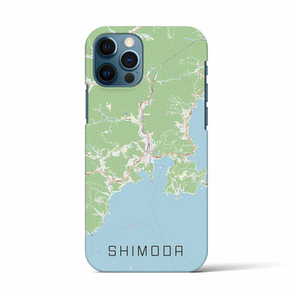 【下田（静岡県）】地図柄iPhoneケース（バックカバータイプ）