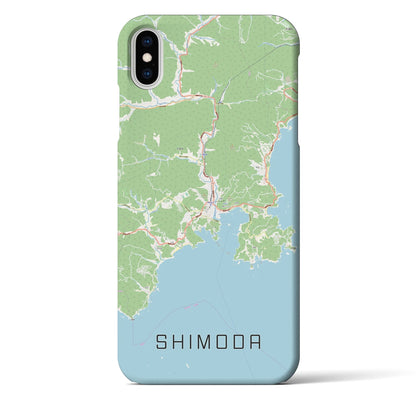 【下田（静岡県）】地図柄iPhoneケース（バックカバータイプ）