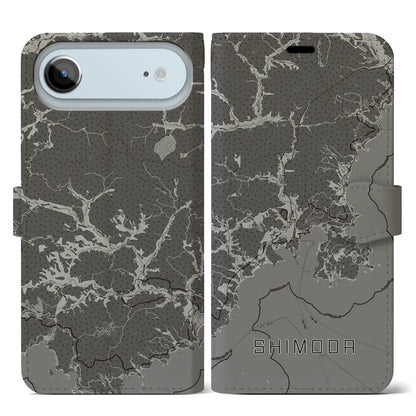 【下田（静岡県）】地図柄iPhoneケース（手帳タイプ）