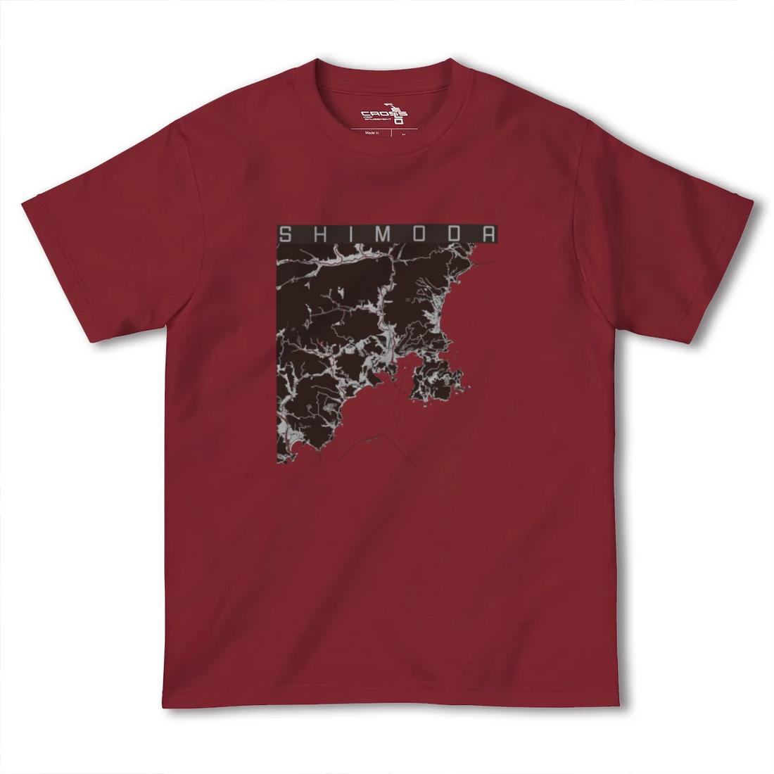 【下田(静岡県)】地図柄ヘビーウェイトTシャツ