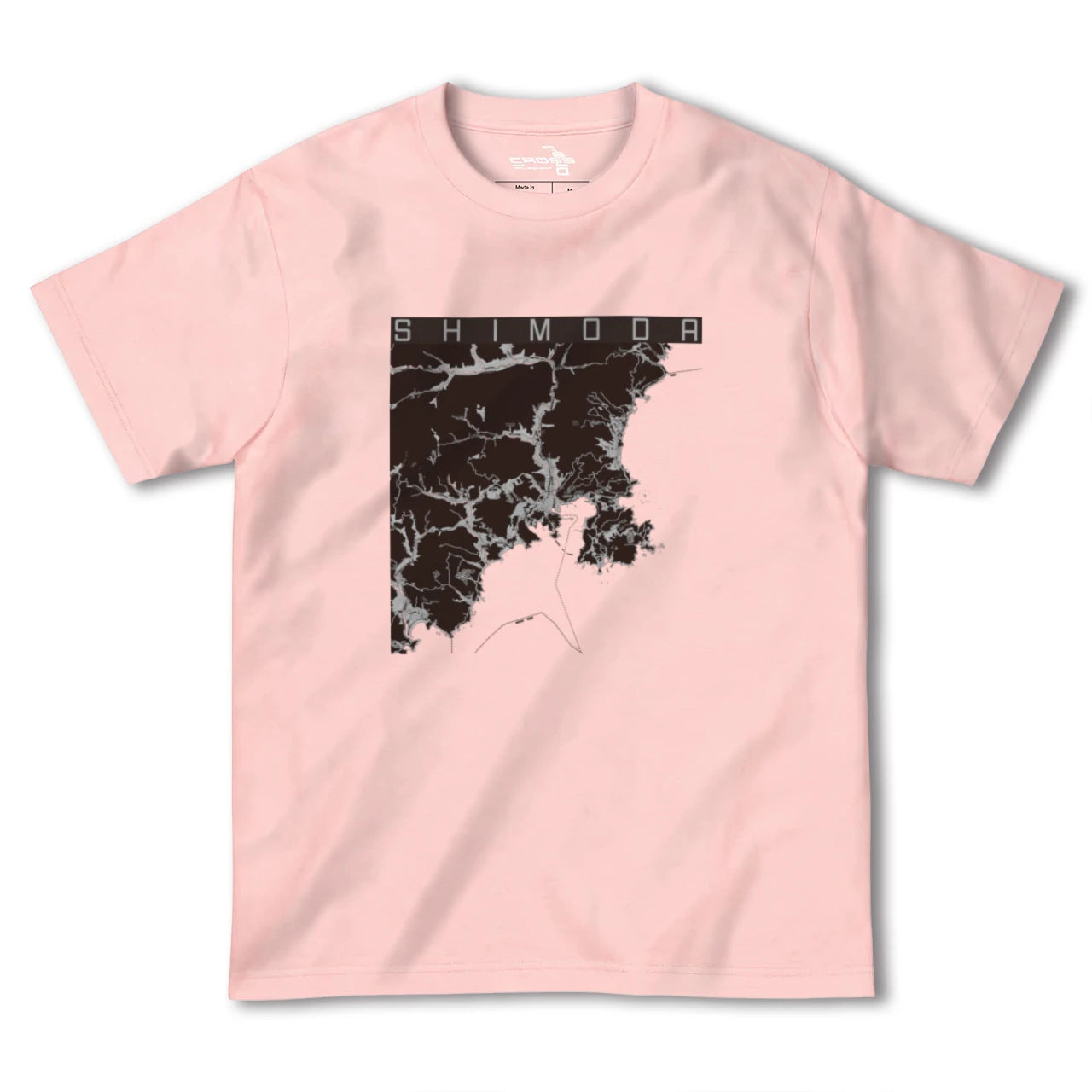 【下田（静岡県）】地図柄ヘビーウェイトTシャツ