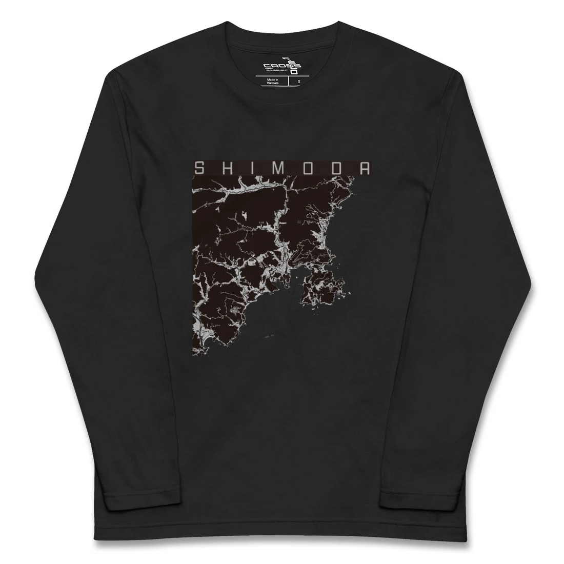 【下田（静岡県）】地図柄ロングスリーブTシャツ