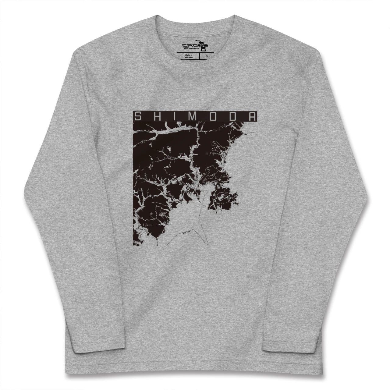 【下田（静岡県）】地図柄ロングスリーブTシャツ